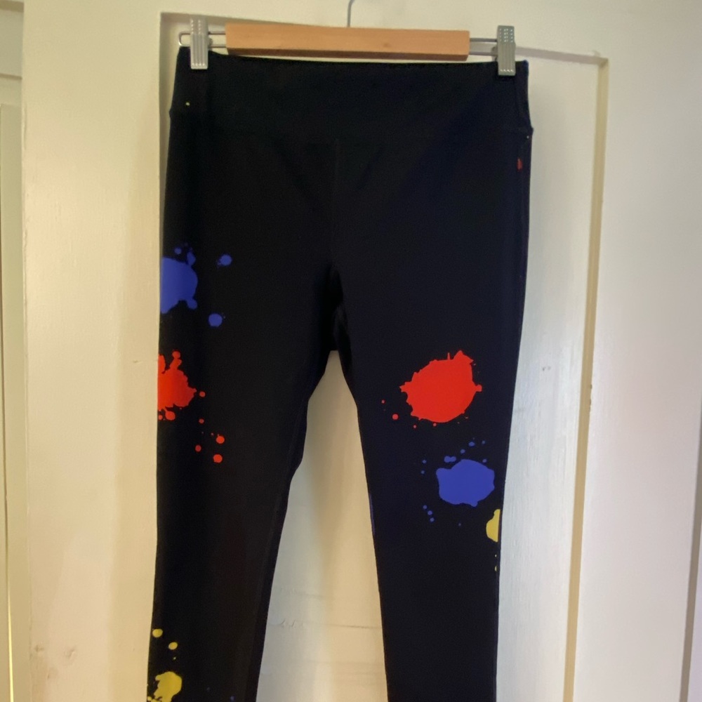 Alice + Olivia Paint Splattered Leggings